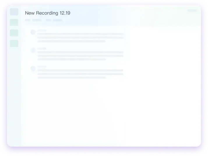 Cheetu AI conference notes — intelligent meeting solution UI